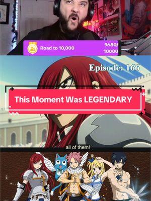 This moment was absolute PEAK 😤 #anime #animetiktok #jakobyds #manga #fairytail #erzascarlet #grandmagicgames #magic #animereaction #livereaction 