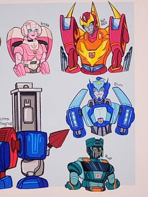 I'm going back to my roots and attempting transformers art. @WhyDoYouNeedToKnow  has been getting me back into the series, and I haven't looked back since. #transformers #transformers1986 #transformersone #transformersfanart #hotrod #rodimusprime #ultramagnus #arcee #fanart #fyp #fypシ 