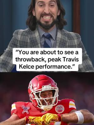 Nick is ready to run through a wall after hearing Travis Kelce say he’s not afraid of anybody 🤣🤣 #nfl #chiefs #traviskelce #kelcebrothers #SuperBowl #patrickmahomes #ravens #bills #traviskelcetaylorswift #kelce 