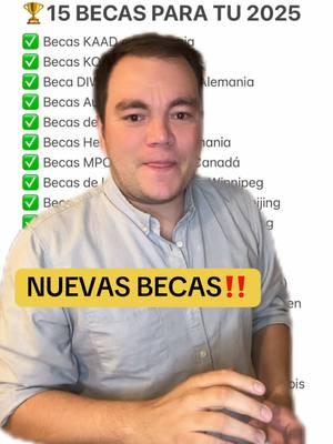 🏆15 BECAS PARA TU 2025 ✅ Becas KAAD en Alemania ✅ Becas KOICA en Corea ✅ Beca DIW (Doctorado) en Alemania ✅ Becas Australia Awards ✅ Becas de la OEA ✅ Becas Heinrich Böl en Alemania ✅ Becas MPOWER MBA en Canadá ✅ Becas de la Universidad de Winnipeg ✅ Becas del Gobierno Municipal de Beijing ✅ Beca CSC de la Universidad Shandong ✅ Becas de la Universidad de Jaén ✅ Becas Princesa de Girona en España ✅ Becas Harvard Radcliffe (Postdoctorado) ✅ Beca Trinity Leaders (Beca de liderazgo) en Estados Unidos ✅ Becas de la Universidad del Sur en Dinamarca ✅ Becas de la Universidad Wesleyan de Illinois en Estados Unidos #becas #longervideos #beca #eeuu #alemania🇩🇪 #europa #greenscreen 