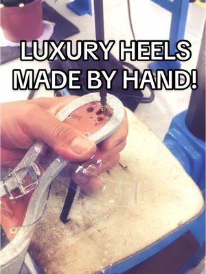 You want to know why luxury high heels are so expensive? Watch this! It takes a lot of work by skilled artisans - not to mention the design work by me! #RuthieDavis #HeelsLife #TikTokFashion #highheelschallenge #highheels #shoemaking 