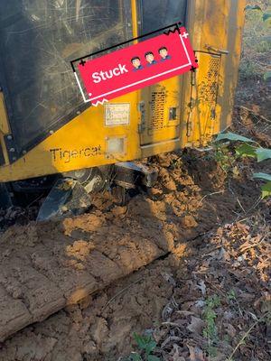 Tigercat down!!!#foryoupage #tigercatforestry #stuck #logging 