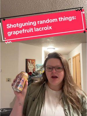 Yt dot com /elainabeck #shotgunning #lacroix #cc 