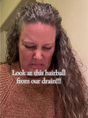 #cloggeddrain ? #lostjewelry No problem #sinkstrainer #hairball #shower #drain #fyp 