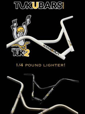 Our popular 4 piece bars now available in a lighter version. The Tuk2 bars are available at Nowearbmx.com #tuk2bmxbars #tukubars #nowearbmx #bmx #bmxhandlebars #madeinusa 