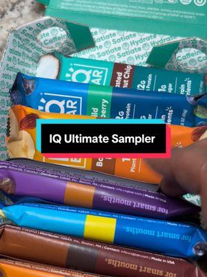 how can you possibly go wrong with the sampler pack?  try them all and find your favorite flavor.. ##TikTokShop##tiktokshopping##samplepack##sampler##iqsampler##proteinbars##protein##tiktokshopping##tiktokdailyfinds##dailydeals##nutriton##coffee##hydration