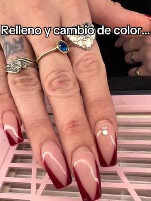 #uñas #acrilicas #cambio #relleno #viraltiktok #viral_video 