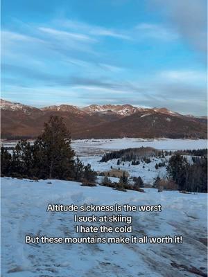 Like.. I can’t believe people get to have this in their backyard and see this on the daily! #fyp #colorado #mountains #winter #denvercolorado #cripplecreek #vailcolorado #scenery #views #wintervacay #winterbreak 