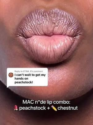 Replying to @STINA. B If you didn't wear her with Chestnut...did you really rock Peachstock? #MACNudes #MACChestnut #MACPeachstock 