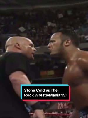 Stone Cold vs The Rock WrestleMania 15! (1999) #stonecold #therock #wrestlemania15 #attitudeera #wwethrowback #wweflashback 