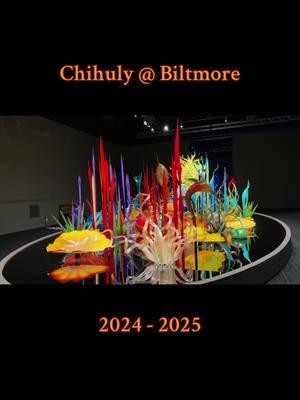 Finally got the chance to visit the Chihuly glass exhibition at Biltmore Estate! We had tickets in October, but had to cancel due to Hurricane Helene 😔 His work is truly breathtaking, and awe-inspiring in person. If you haven’t visited, go check it out! The exhibition runs until Feb 2, 2025!  #chihulyatbiltmore #chihuly #chihulyglass #artexhibition #biltmore #biltmoreestate