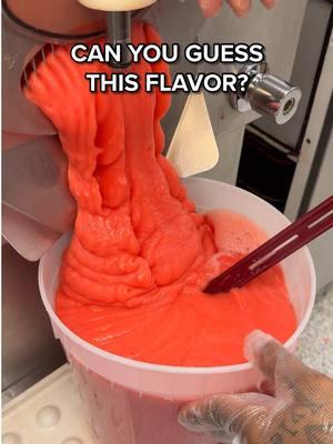 What flavor do you think this is? 🤤🍒 #happyice  . . . #icecream #dessert #custard #waterice #softserve #italianice #happy 