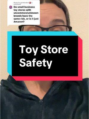 Replying to @grimkraken🐙 independent toy stores in the US are generally safe, but keep an eye out for red flags on the packaging, especially if it’s a discount type store.  #toys #productsafety #lead #cadmium #childrensproducts #amazon #cpsia #chokinghazards 