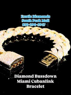 Elevate your style with this fully Bussdown Miami Cuban Link bracelet, featuring the iconic Heavy Hitters & BigBoy design, now available at Exotic Diamonds inside South Park Mall, San Antonio, TX. 💎 Call us at 830-290-5947 for more info! 💥 #ExoticDiamonds #BussdownCubanLink #HeavyHitters #BigBoyBracelet #MiamiCubanLink #LuxuryJewelry #Diamonds #ShineBright #BussdownBracelet #JewelryGoals #CustomJewelry #ExoticGems #SanAntonioDiamonds #SouthParkMall #TexasJewelry #DripCheck #JewelryAddict #CubanLinkChain #IceCold #LuxuryLife #DiamondCubanLink #GoldChain #ExclusiveJewelry #IceOnMyWrist #WristGameStrong #HighEndJewelry #SparkleAndShine #StayFresh #DesignerJewelry #luxurystyle 