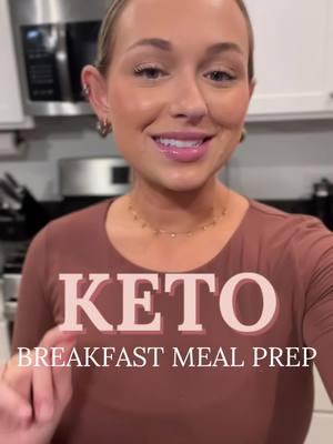 Keto breakfast meal prep! 😋 #ketocoachbre #ketocoach #ketoweightlossjourney #ketoforwomen #ketobreakfast #ketomealprep #lowcarbrecipes #lowcarbhighfat #ketobreakfastideas 