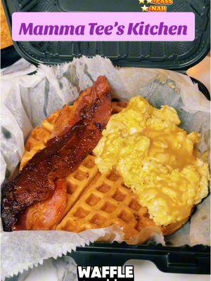 @Kitchen Hunnies #bigschlimsreviews #breakfast #salmoncakes #friedapples #homefries #bacon #waffles #eggs #shrimpandgrits #fish #coffee #goodeats #dmvtiktok #dmvfoodie I visited this spot a month or so ago for dinner. I noticed that they had a breakfast menu!! I made sure I made my way back for breakfast!! This spot feels like you’re in your grandma’s kitchen!! Good music, good energy, good food!! . Where I am: @mammateeskitchen . Location Reviewed: 828 Upshur Street., N.W. Washington D.C. . Items Reviewed: STAMP!! Their Fried Whiting ($12 two pieces of corn meal fried whiting). Well seasoned, crisp, no hot sauce needed!! STAMP!! Their Fried Apples ($6). Tastes like DESSERT!!  Well flavored!! LIKE THAT!! Their Home Fries ($7 cut & skillet fried potatoes). Surprisingly mildly spicy!! Tasty, I like ketchup on mine!! STAMP!! Their House Coffee ($4 I got 4 sugars & vanilla cream). For ME…perfect!! LIKE THAT!! Their Shrimp & Grits ($25 with jumbo shrimp, red onion, tomato, & peppers). A nice seafood sauce, crisp veggies, & thick shrimp!! STAMP!! Their Salmon Cake ($12 A five ounce, breaded salmon cake). This took me back home!! Well seasoned, meaty, GET THIS!! STAMP!! Their Waffle Platter ($11 with pork bacon, a waffle, & scrambled cheese eggs). Classic platter, with waffles that needed no syrup!! TRY THEM!! . Customer Service: On Point!! . Accessibility: Wheelchair & differently abled persons accessible. . The Inside: Homey, Clean, & Quaint . Parking: Rough, but this day…DECENT. . Recommendations: Try that Salmon cake!! ⭐️⭐️⭐️⭐️⭐️=STAMP ⭐️⭐️⭐️⭐️➕=LIKE THAT ⭐️⭐️⭐️⭐️=DELICIOUS  ⭐️⭐️⭐️=DECENT ⭐️⭐️=PASS ⭐️=NAH #Bigschlimsreviews 