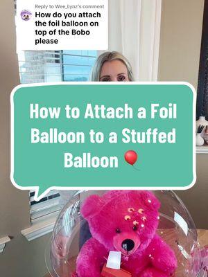 🩷 Learn how to attach a foil balloon to a stuffed balloon for the perfect combo! 🎈 #joyfullballoonboutique #repost #balloontips #balloontipsandtricks #balloonhowto #tips #tricks #howto #balloonbusiness  #boboballoons #bubbleballoons #balloontutorial  #mylarballoons #foilballoon #balloonstylist #balloonartist #balloonhacks #tutorial #balloondesign #stuffedballoons    #partydecor #balloonideas #diyballoons #balloonsetup #balloontips 