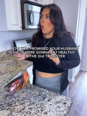 I swear I’m trying babe 😅 No but for reals the cravings are insane. The 1st trimester I just wanted to survive. Now? The 2nd trimester I just wanna enjoy eating again haha. Sorry my baby wants the foods of its ancestors… YEA I SAID IT… HOT CHEETOS LADIES AND GENTLEMEN 🤭🤭🤭 #pregnancyhumor #pregnancydiet #pregnancycravings #pregnancyjournal #pregnancyjourney #pregnantlife #2ndtrimester #pregnantproblems #pregnanttiktok #fyppppppppppppppppppppppp 