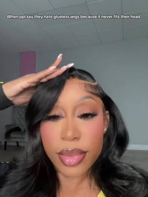 One thing about wearing a wig from amesha couture when wearing a glueless from amesha couture they fit very snug  and securely to the head that it feels like a full install #miamihair #miamihairstylist #miamiwigbar #medicalwigsupplier #miamisalon #miamigluelesswigs #wigsmiami #miamiwigstylist 