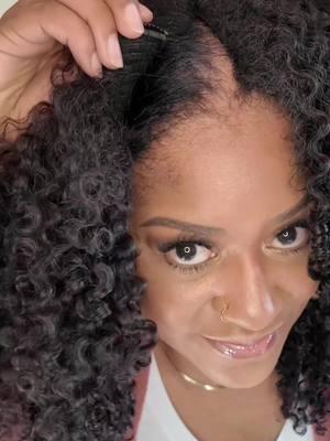 Quickly install this wig with No Leave Out & No Glue! I know how to protect my natural hair! Credit: @Stephanie  . Hair info:  18'' Curly(3B/3C) BYE BYE Leave-Out™ Thin Part Wig . Get Same Wig $130 OFF with " Code: TKThinpart " (🔗 in my bye-oh!) . @hergivenhair.shop   #hergivenhairormyrealhair  #hergivenhair  #thinpartwig  #byebyeleaveout  #vpartwig  #vpartwiginstall #type3hair  #type4hair #curlyhair  #curlyhairstyles #4chair #curlywigs #humanhairwigs