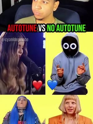 Autotune vs No Autotune #autotune #noautotune #autotunevsnoautotune #music #aurora 