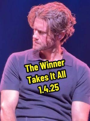 “The Winner Takes It All” McCallum Theatre, 1.4.25 📹 @Angelique #aarontveit #musicaltheater #abbamusic #mamamiamusical #broadwaymusicals #musicaltheatre #thewinnertakesitall 