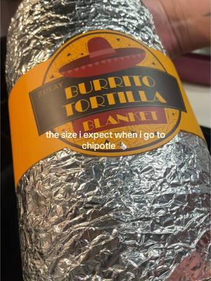 i didnt even want to take it out of the foil 🥹😭 #tortilla #gifts #giftideas #chipotle #burritos #tortillablanket #giftsforher #giftsformom #TikTokShop 