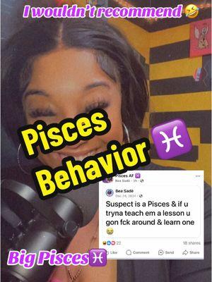 I wouldn’t recommend it🤷🏽‍♀️🤣♓️#carryontiktok🍯💜 #pisces♓️ #piscesgang #pisceswomen #pisceszodiac #piscesmen #piscesseason #piscesrising #pisces #piscesgang #piscesszn #piscesenergy #fu 