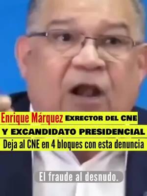 Quien mejor que Enrique Márquez 🚨🇻🇪🗣, #Exrector del #CNE, para les #explique dónde #estuvo el #fraude y cómo fue... Por eso los #mafiosos del #PSUV lo #metieron #preso. #CANTA #fraude #votos #venezolanosenelmundo #venezolanosenespaña #venezolanosenmiami #venezolanosenusa #venezolanisenopanama #venezolanisenbrasil zolanosenargentina #venezuela4x4mones #esperanza #fe #madurodictador @mariacorinamachado @egonzalezurrutia #firme #8enero #libertad #motivación #apoyo #Frasesdeéxito #venezolanos 