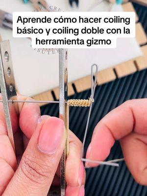 Respuesta a @✨ Elizabeth ✨ Venezuela 🇻🇪 ✨  aprende cómo hacer coiling básico y coiling doble con la herramienta gizmo. ( el alambre es calibre 26)  . . . . . #accesories_creaciones #teamACtutoriales  #aretes #bisuteria #emprendimiento #SmallBusiness #smallbusinessowner #joyeria #joyaspersonalizadas #alambrismo #bisuteriacreativa #pulseras #collares #anillos #alambrismofino #manualidades #jewerly #handmade #hechoamanoconamor #DIY #diyideas #fyp #parati #earrings #joyeriahechaamano #aprende #manualidadesfaciles #pinterest 