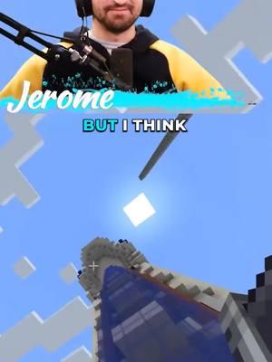 Luke is giving me an infinity stone #Minecraft #crazycraft #jeromeasf