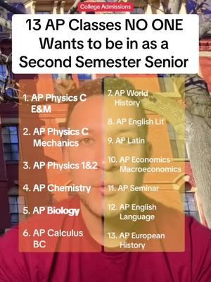 Senior year AP classes nobody wants to be in second semester . . . . #hs #highschool #college #ap #apexam #aps 