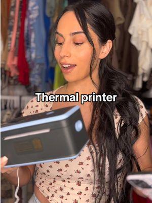 Everyone should have one of these ☝️ #thermalprinter #shippinglabelprinter #printer #portableprinter #labelmaker @Jadens printer 