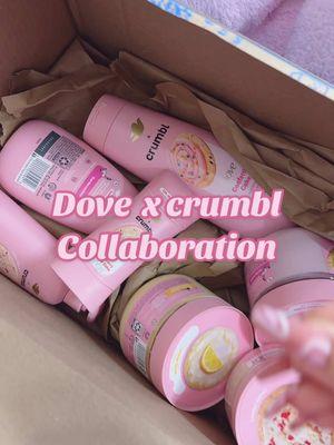 Dove x crumbl collaboration 🍪🧴🎀 @Dove Beauty & Personal Care @Walmart @Crumbl #Unboxing #Walmart #CrumblCookie #Dove #DoveProducts #DoveAndCrumblCookieCollaboration 