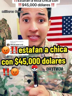 Replying to @Gloria mujica Estafan a esta chica con $45,000 dólares ‼️. Estafadores que se hacen pasar por soldados del ejercito de Estados Unidos 😡‼️. No puedo creer esto mi gente. #militaresfalsos #falsosmilitares #estafas #nomasestafas #estafa #paratiiiiiiiiiiiiiiiiiiiiiiiiiiiiiii 