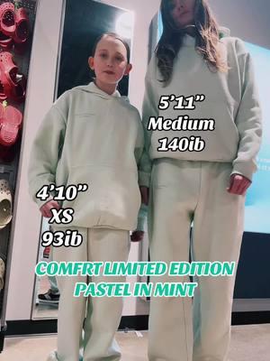 TWINNING IN COMFRT SWEATS #foryoupage #hoodieset #twinning #mintgreen #comfrt #comfrthoodie #limitededition #pastel THESE ARE THE BEST SWEAT SETS EVER!! STOCK UP BEFORE YOU’RE SIZE IS GONE! On Sale Selling Fast!!@Comfrt 