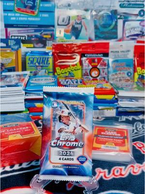 Day 2 Pack 2 of Opening a pack of 2024 Topps Chrome Update Until Paul Skenes Pro Debut Patch is Pulled #sportscards #baseballcards #cardopening #topps #toppschrome #raywave #refractor #prism 