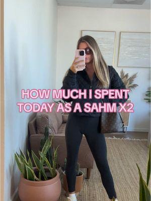 SAHM X2 DITL! 😜🎀🤩 these are just for fun, but they are my fav 🤭🤭🛍️ #sahm #sahmlife #momtok #whatispendinaday #ditl #dayinmylife #Lifestyle #howmuchispendinaday #errandswithme #shopping #youngmom #smallcontentcreator #fyp @Dutch Bros Coffee @sephora @lululemon @Old Navy Official @Amazon 