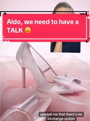 They said my return is complicated because I ordered them in store, but is it not the SAME STORE? #aldo #aldoshoes #aldoxwicked #aldowickedcollection #wicked #glinda #wickedmovie #wickedmoviemerch #shoes #heels #customerservice #defectiveproduct #returns #onlineshopping #returnpolicy #fedex #refund #exchange #storytime #drama #greenscreen 