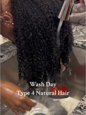 Wash Day | I used the Skala as a conditioner and LOVED it. My hair is so soft and it made my curls POP! I paired it with the Aussie Three Min. Miracle and this might be my new combo👀 #naturalhair #washdayroutine #type4hair #deepconditioning #curls 