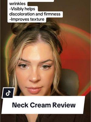 Go pure neck cream review! Highly recommend! Link at bottom left screen in the orange cart! ! #fyp #neckcream #skincare 