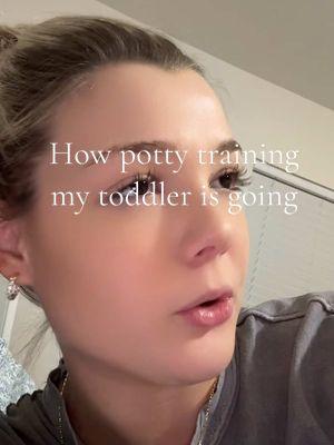 How potty training my toddler is going.. #pottytraininingmama #pottytrainninghacks #toddlermom 