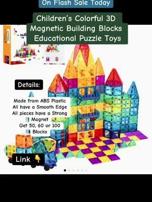 I love these and so will my grandkids #kidsoftiktok #learningtoys #learningtoy #colors #buildingblocks #magneticblocks #educationaltoy #educational #CapCut 