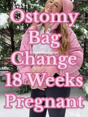 Changing my ostomy bag in the snow while 18 weeks pregnant…I think I’ll always remember 💖❄️💩🤰 #ostomy #ostomybag #ileostomy #ostomylife #ostomyawareness #ostomate #ileostomybag #stoma #swiftie #pregnancy #pregnant 