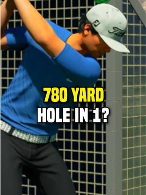 Can I get a 780 yard HOLE IN ONE??  #golf #pgatour2k23 #golfing 