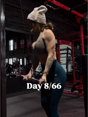 Day 8/66 y'all! (This is currently my JAM right now too 😤) One of my goals for the year and this challenge is to get stronger and jacked!! Over the years I've grown to really love upper body days and nothing beats seeing the muscles in my back and arms💪🏻 So ya girl is chasing some dumbbell PR's this year, especially my incline press! My first goal is a single rep with the 50s. I was able to hit the 40s with a spot today but then failed when I tried to do it on my own. I'm thinking 50s might not be enough?!?! What do y'all think #gymshark #gymshark66 #gymsharkwomen #fitmama #strongmama #postpartumfitness #letsgetit #musclemommy 