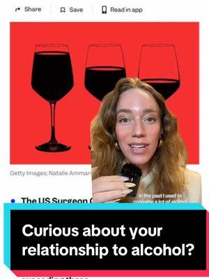 What do you think? Curious to know your thoughts. My intention in sharing this is definitely not to scare you, but rather to use as an opportunity to get curious about your relationship to alcohol. Plus we know that fear tends not to be the most sustainable motivator for many people when it comes to substances. #alcoholfreejourney #alcohol #alcoholism #surgeongeneral 