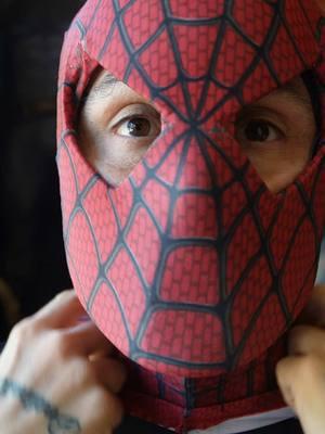 Beautiful mask #spiderman #spidey #marvel #mcu #spidermancostume #webhead #webslinger #marvelcosplay #mcucosolay