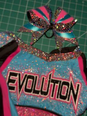 Replying to @Shawntaé M Purnell the February bow IS on Etsy! 😍 perfect hot pink and aqua for Evolution Cheer 🩷🩵 #cheerbows #cheerbowtok #cheer #cheerleading #tumbling #cheerstunts  