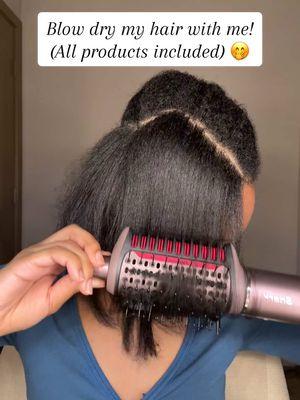 Here is my blow dry routine from start to finish. 🤭 @TRESemmé @CÉCRED @Fenty Hair @Shark Beauty  #blowdrytutorial #blowdrybrush #tresemmeheatprotectant #cecredrestoringhairandedgedrops #fentyhair #sharkflexfusion #blowdryroutine #blackgirlblowout #4bhair #naturalhair 